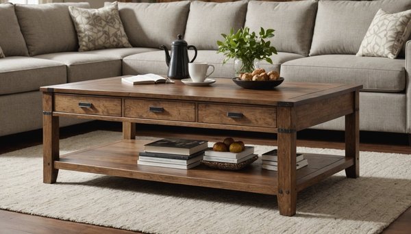 Table basse bois massif : mêlez style et fonctionnalité
