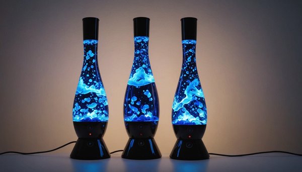 Découvrez comment une lampe à lave bleue transforme votre espace